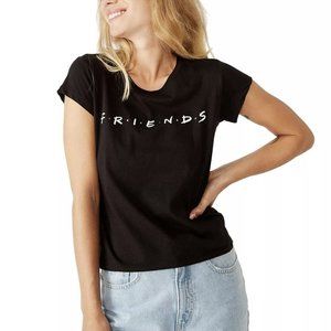 Friends Short Sleeve Graphic T-Shirt TV Show Logo Soft Cotton Size Small, Medium